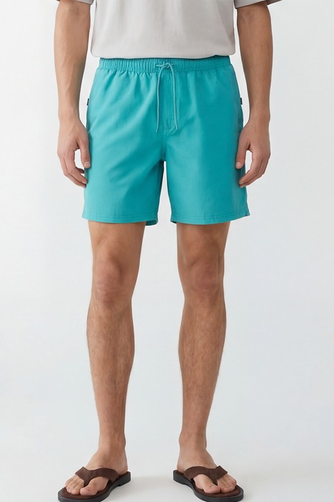 LC WAIKIKI, Pantaloni scurti de baie cu buzunare oblice, Turcoaz inchis