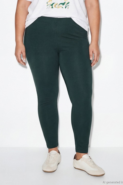 LC WAIKIKI, Colanti uni, Verde englez, 2XL