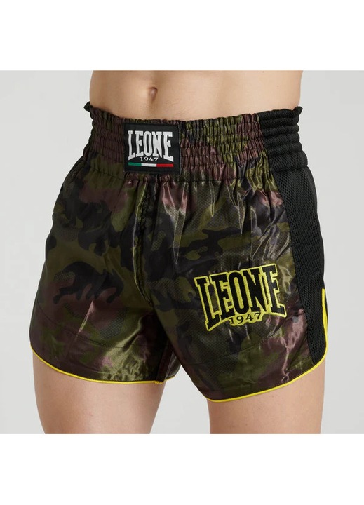 Short LEONE Camo Fight Verde, Verde/Camuflaj