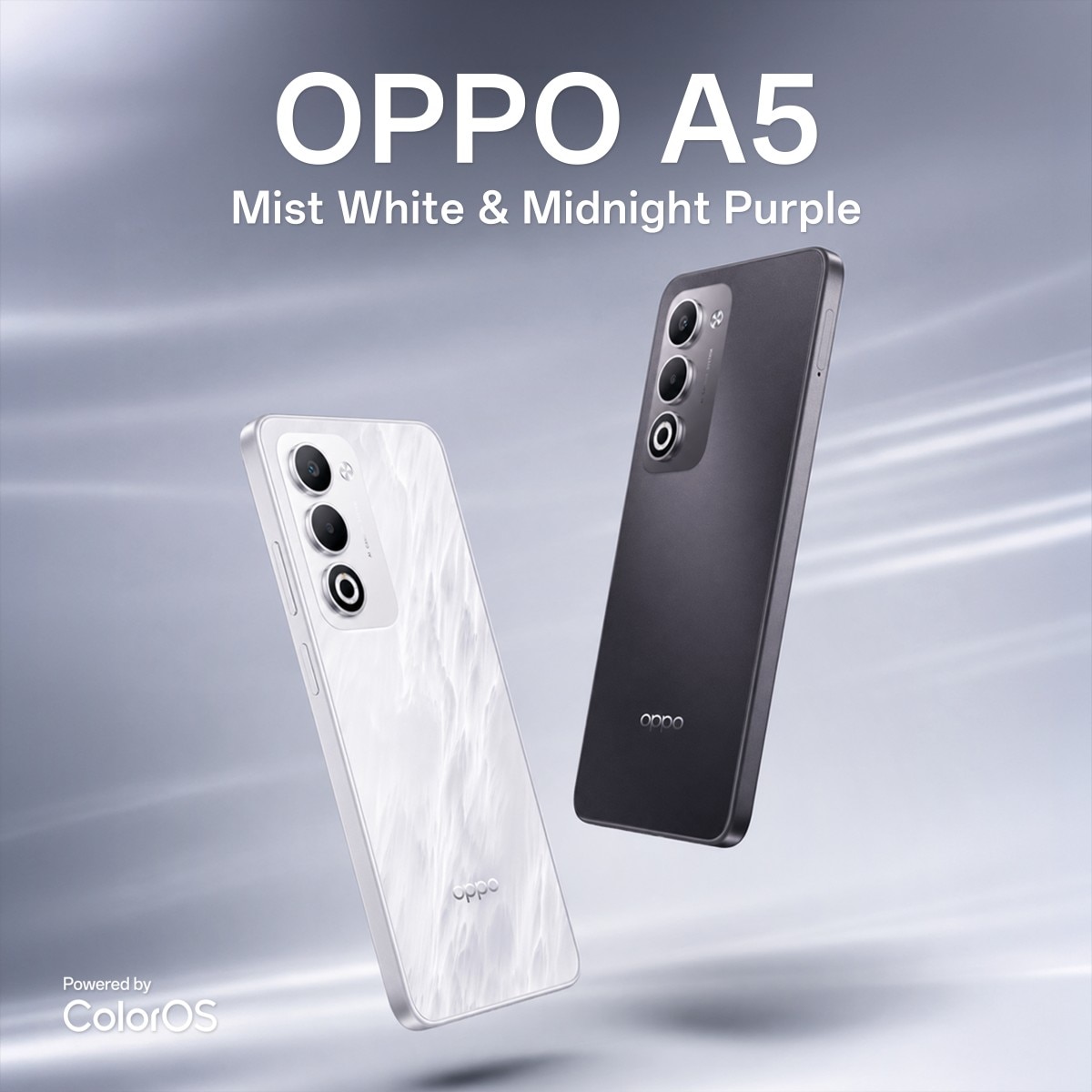 Telefon mobil OPPO A5, 4GB RAM, 128GB ROM, 4G, Mist White, Baterie