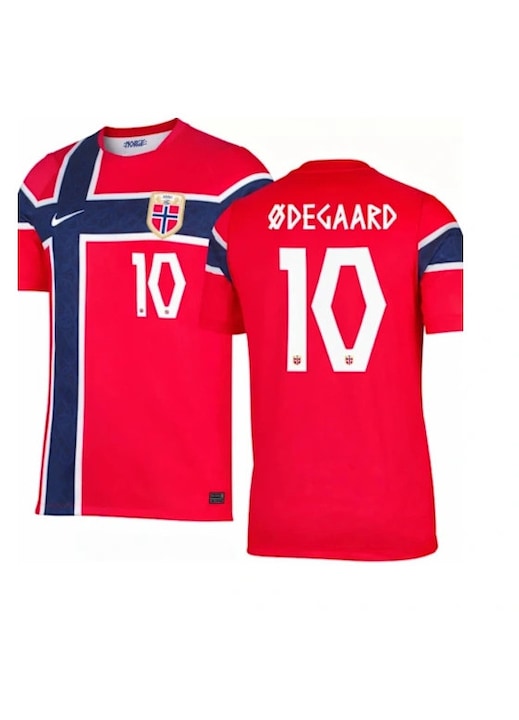 Tricou sport barbati, Norvegia, Cupa Mondiala 2026, croiala slim, poliester