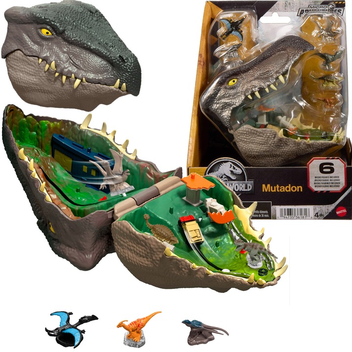 Jurassic World Micro Adventures Mutadon szett 6 mikrofigurával