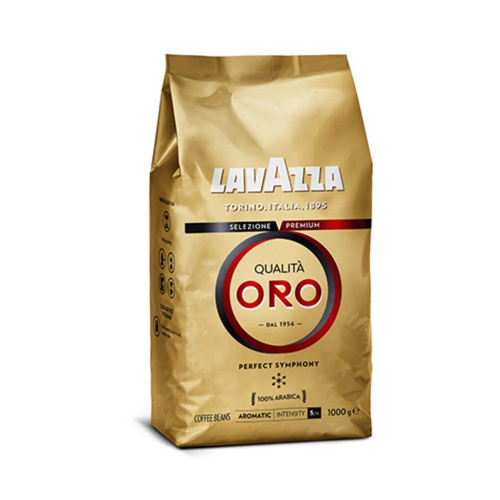 Кафе Lavazza Qualita ORO, на зърна, пакет 1 кг