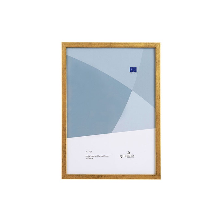 Goldbuch képkeret, fa, 21 x 30 cm, arany