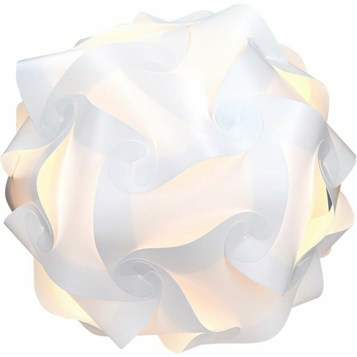 Abajur - IQ mennyezeti vagy éjjeli lámpa - Fehér fény - 30 darab - Átmérő kb. 30 cm (1 db)