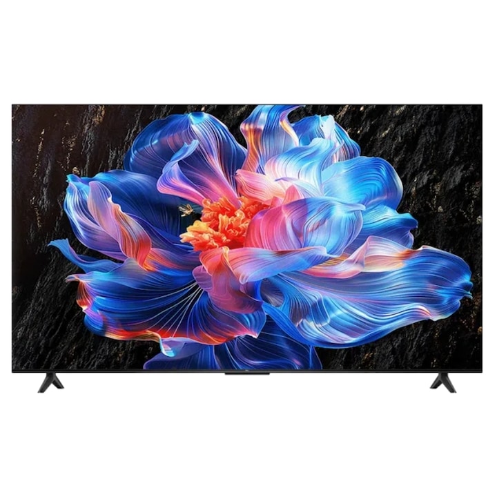 TCL Televizor LED TCL 165 cm (65) 65P61K, Ultra HD 4K, Smart TV, WiFi, CI, Negru