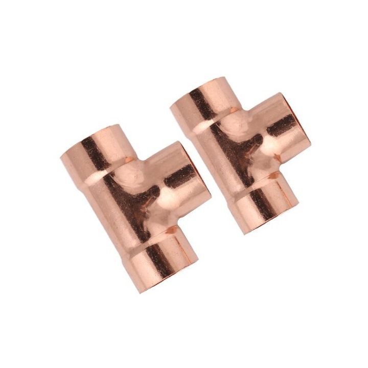Réz idom T darab 16mm szürke szett 2 db