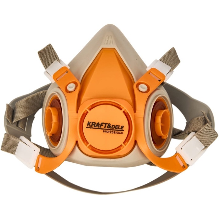 Semimasca de protectie pentru vopsire XD10030 cu filtre pentru vapori, gaze, praf si aerosoli, marime L