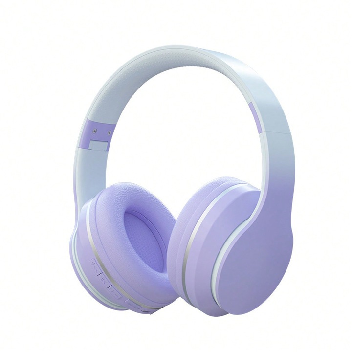 Vezeték nélküli Bluetooth fejhallgató, lila
