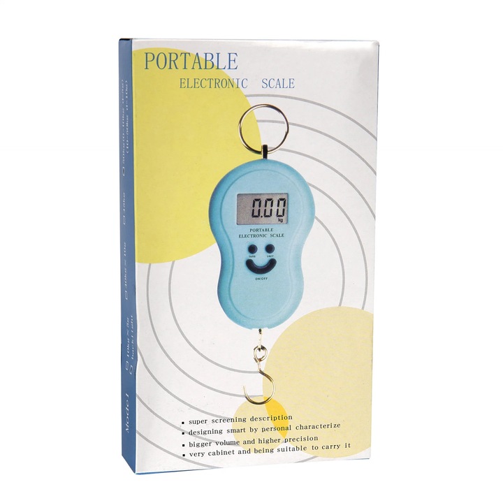 Cantar electronic de mana, Capacitate 50Kg