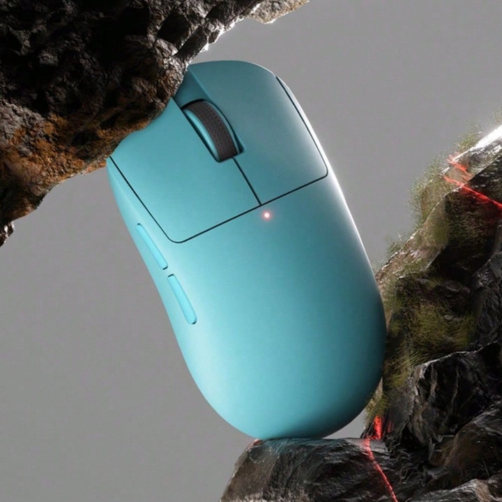 Безжична Bluetooth ергономична мишка, регулируемо DPI, синя
