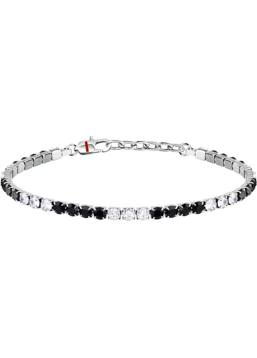 Bratara Sector SANN55, Argintiu, Negru