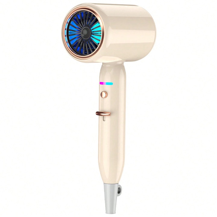 Elektromos hajszárító, 8820 Cream, nagy légáram, sérülésmentes, fehér, 220V UK