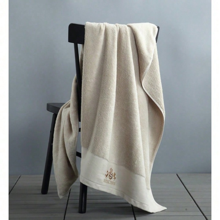 Комплект бежови хавлии за баня 80x160см 800гр