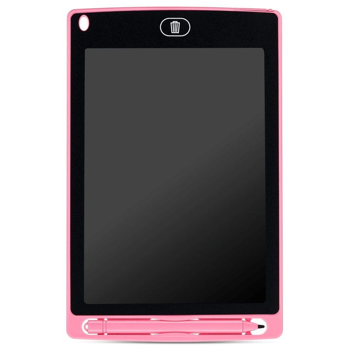 Tableta Grafica Lcd Pentru Copii, Sun Baby, 8,5 Inci, Scriere Multicolora, Creion Pentru Scriere, Roz