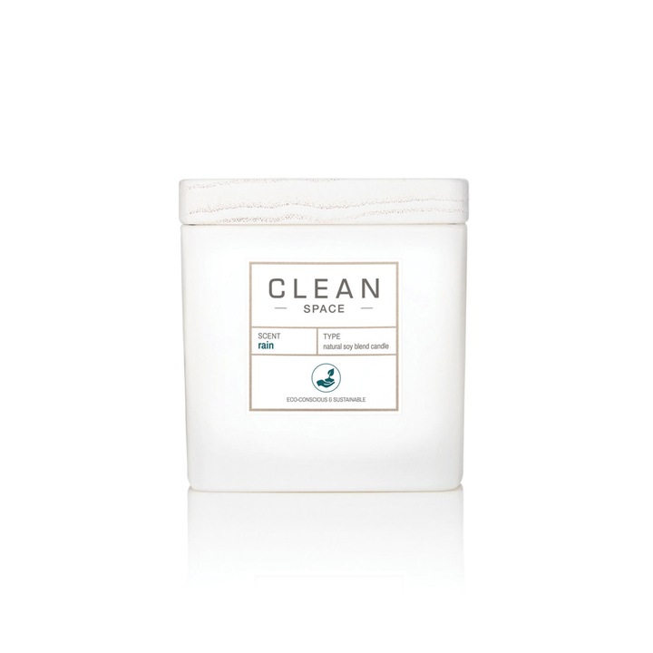Illatos gyertya Clean, 227g, átlátszó színű, tiszta illat