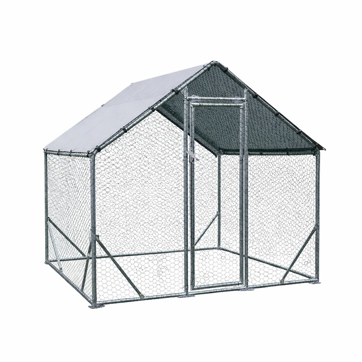 Tarc (cotet) gaini 2x2 m din otel si plasa rabitz, 31 kg