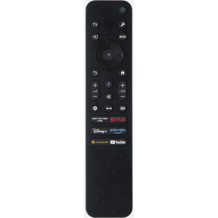 Telecomanda televizor SMART SONY, Control vocal, Butoane dedicate NETFLIX, DISNEY+, YOUTUBE, PrimeVideo, Neagra, RMF-TX820U
