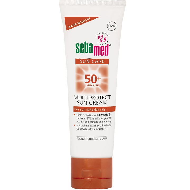 Crema dermatologica Sebamed pentru protectie solara SPF 50+, 75 ml