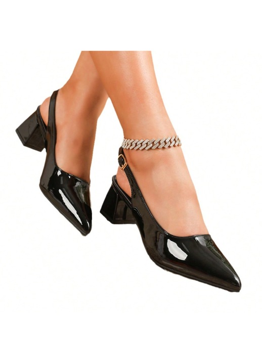 Pantofi dama, Negru, Elegant