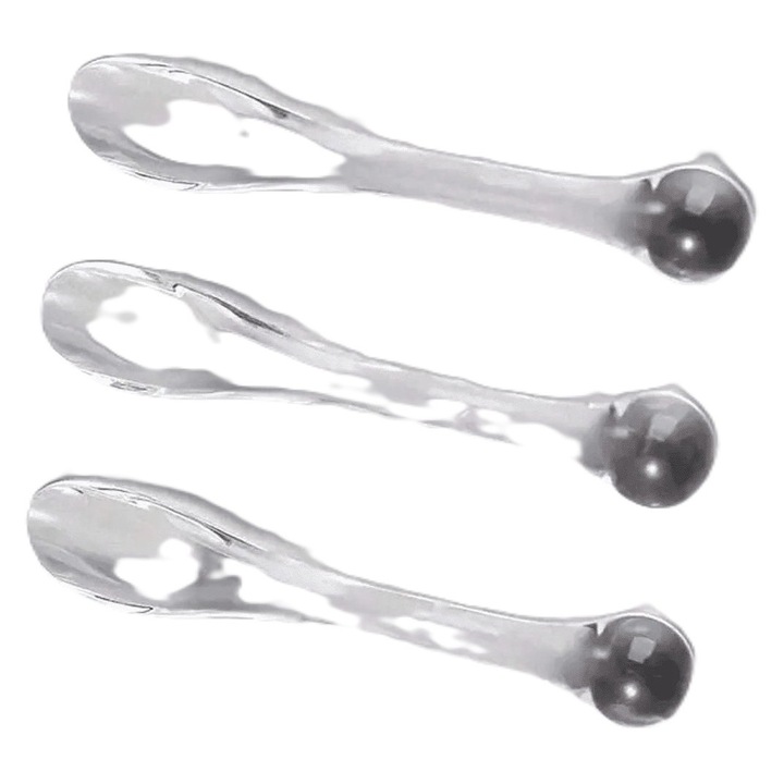 Spatula Masaj Facial cu Roller Ocular – Penetrare Crema si Lifting Contur, Transparent
