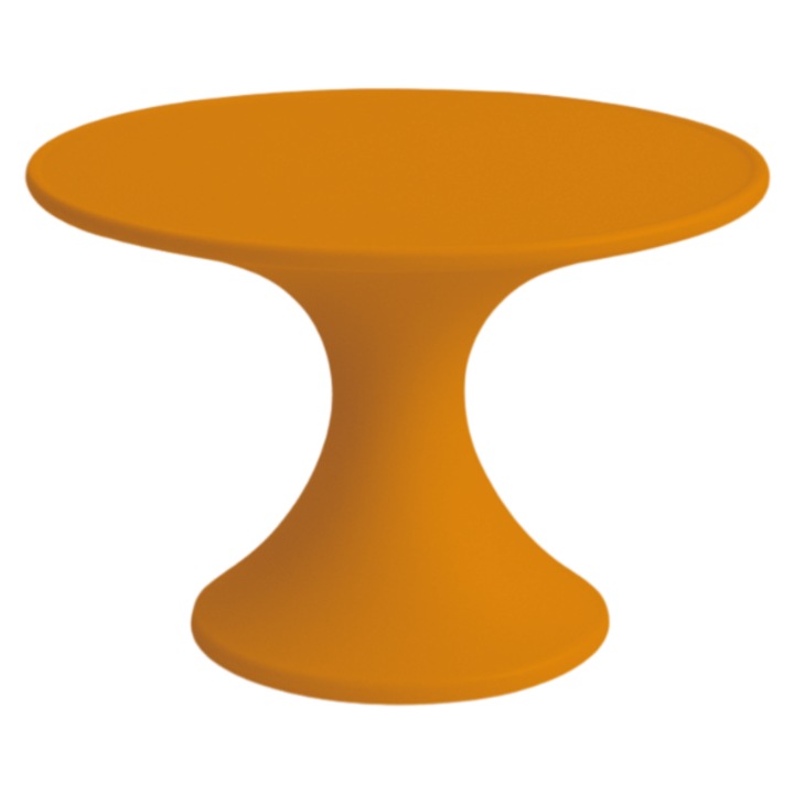 Prémium Süteménytartó, Elegáns Tortatartó Állvány Típus, Modern Minimalista Design, 230 x 115 mm - narancssárga