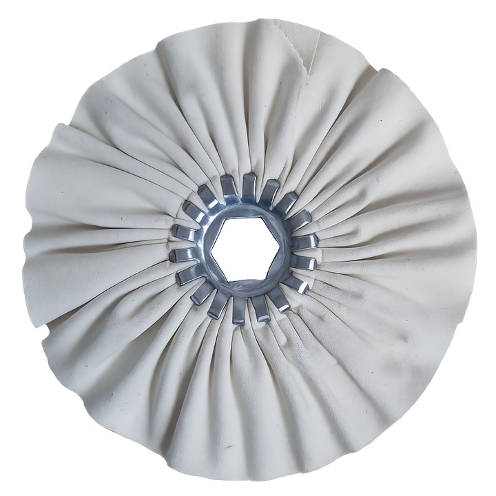 Disc de lustruit ondulat din bumbac, 150x20, 8 foi