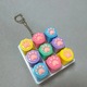 Играчка клавиатура, VICTINY® модел котешка лапа с RGB светлина 5 x 5 x 2 CM, Антистрес, многоцветна, прозрачна кутия за съхранение / транспорт