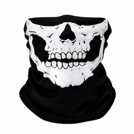 Bandana Moto FIXATO, Protectie UV, Material elastic, respirabil, Marime universala, Negru
