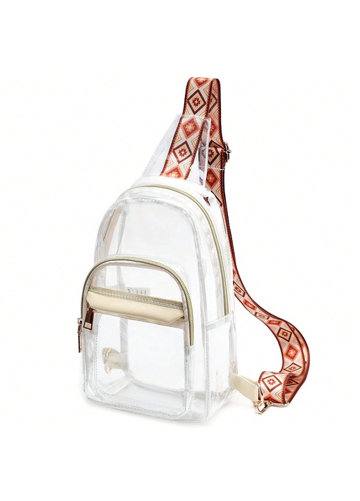Geanta dama, umar, capacitate mare, transparent, usoara, crossbody