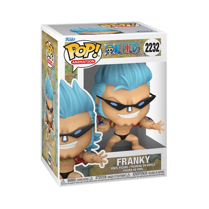 Funko POP figura, One Piece: Franky #2232, gyűjthető, fiúknak és lányoknak