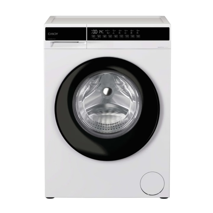 Masina de spalat rufe Candy EY 210B8-S, Fresh Vapor, AI Silent, Tambur delicat, Start intarziat, 10 kg, 1200 rpm, Clasa A, Alba