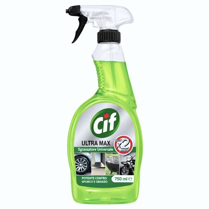 Solutie degresanta Cif Ultra Max Green, 750 ml