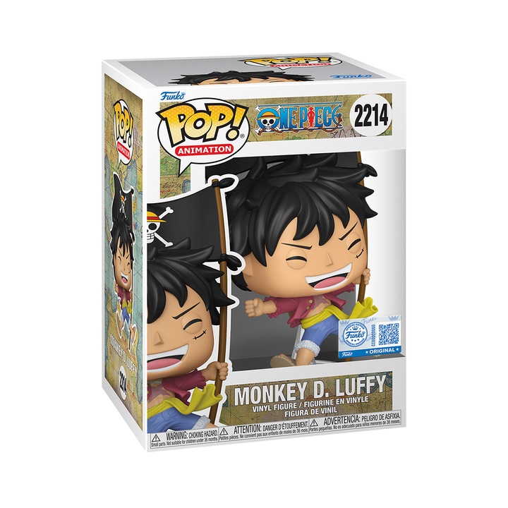 Figurina de colectie Funko POP! Animation − One Piece: Monkey D. Luffy #2214