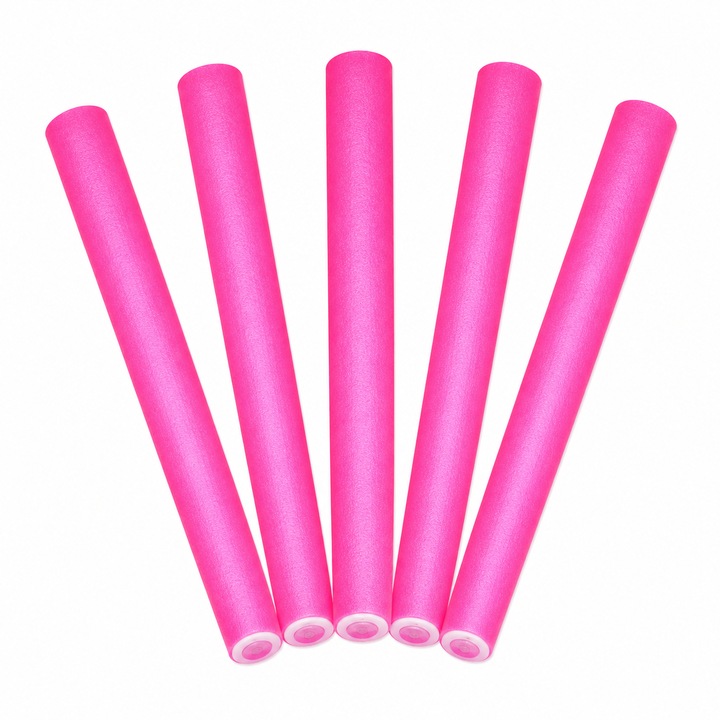 Set 5 foam stick pentru atmosfera party si spectacole, lumini LED colorate, roz