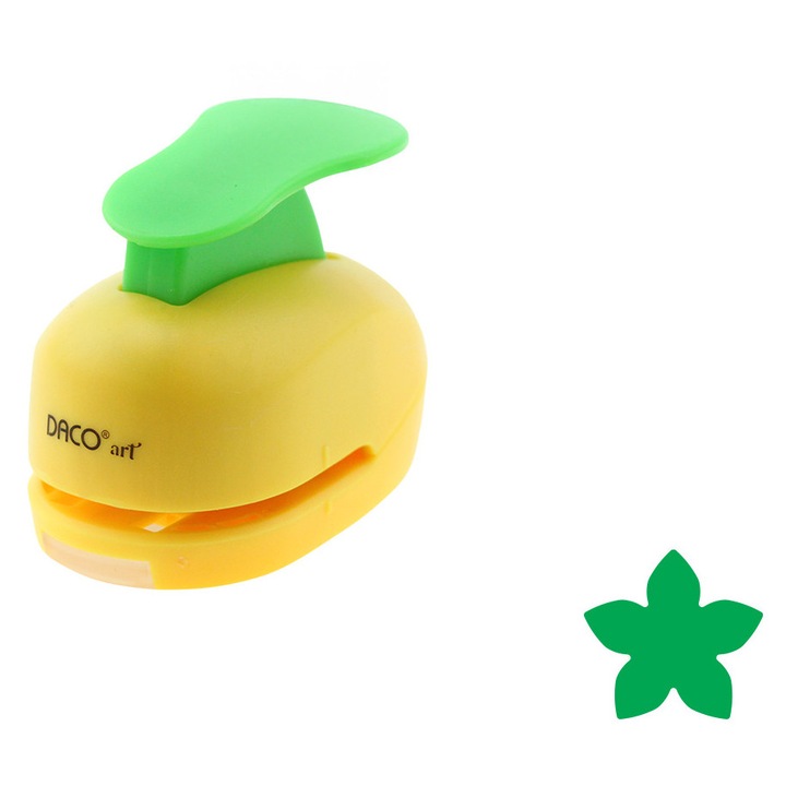 Perforator Hobby, model floare cu 5 petale, diametru 1.6 cm DACO sku28
