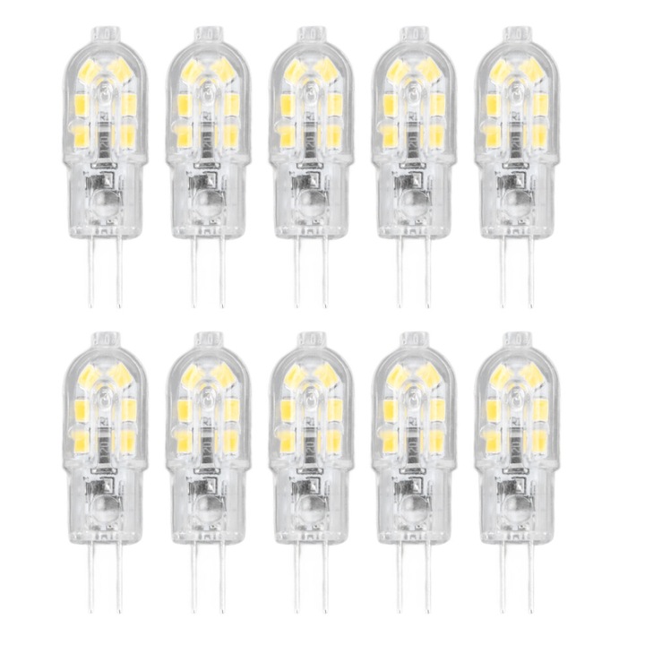 G4 LED izzó 3000K 1.5W meleg fehér fény 360° 30x45mm