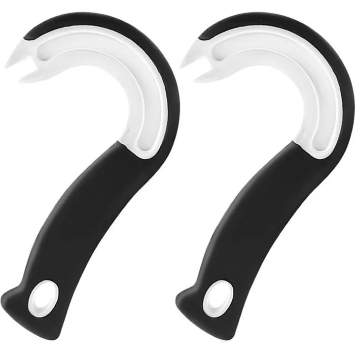 Ergonomikus fekete-fehér konzervnyitó 15x9x0.8cm