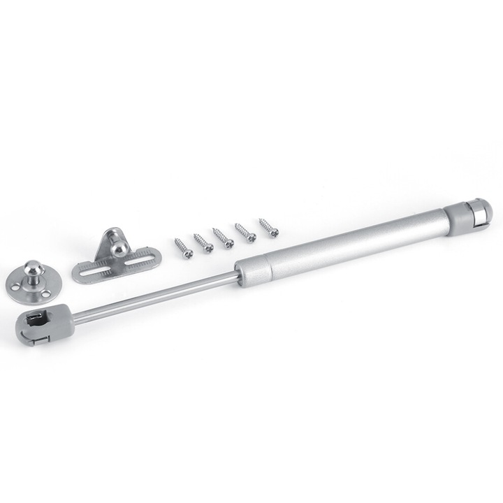 Sistem suport gaz telescopic amortizor pentru usi dulap, fixare cu adeziv, durabil, 30x5cm