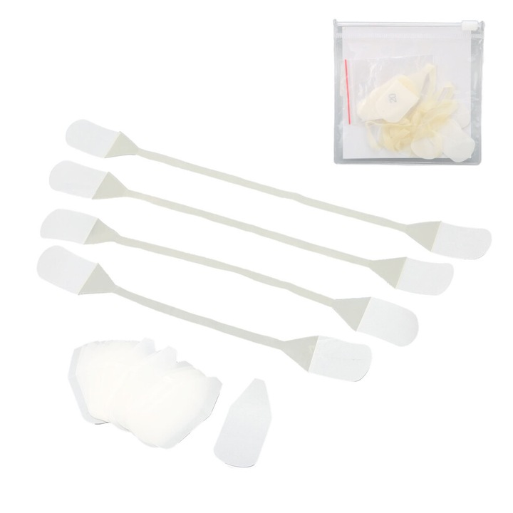 Banda adeziva lifting fata si gat, ultra-subtire invizibila, efect instant, machiaj rezistent