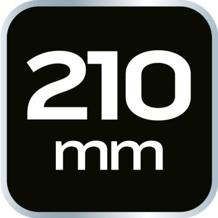 Kerti metszőolló 210mm alumínium gumírozott nyél 20mm