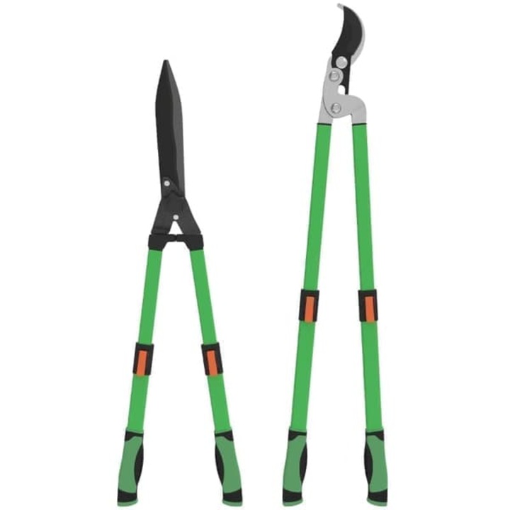 Kerti olló készlet 2 darabos, teleszkópos, 90cm+78.5cm, tapadásmentes