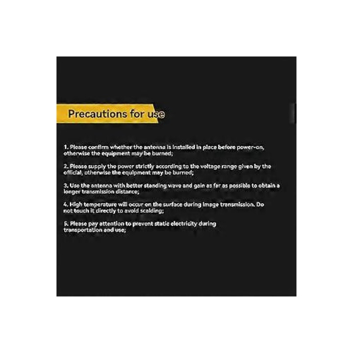Transmitator video FPV 5.8GHz 40CH 1000mW negru rosu 10x5x2cm