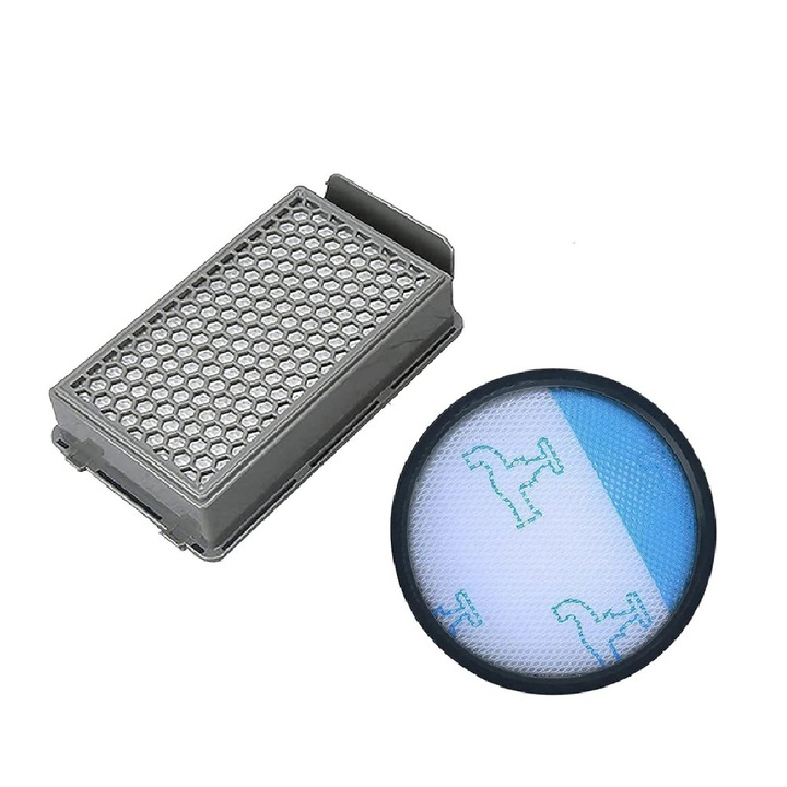Set filtre aspirator compatibil Rowenta Tefal Moulinex, 3 luni, alb