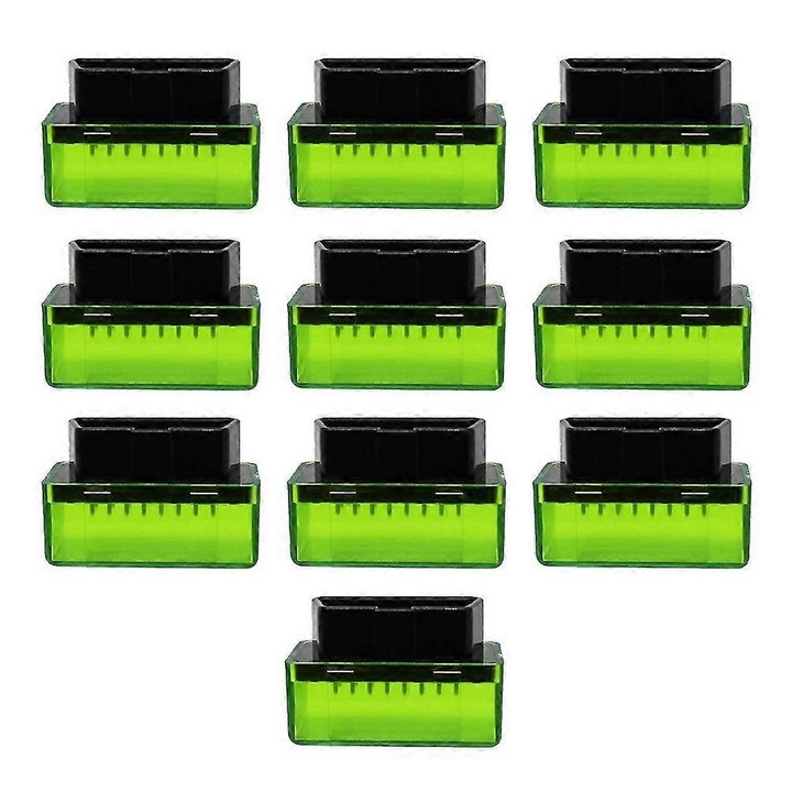 Carcasa OBD, set 10 bucati, plastic, negru