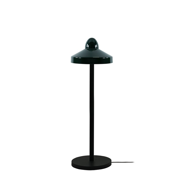 Lampa podea verde cu accente galbene 130x34cm