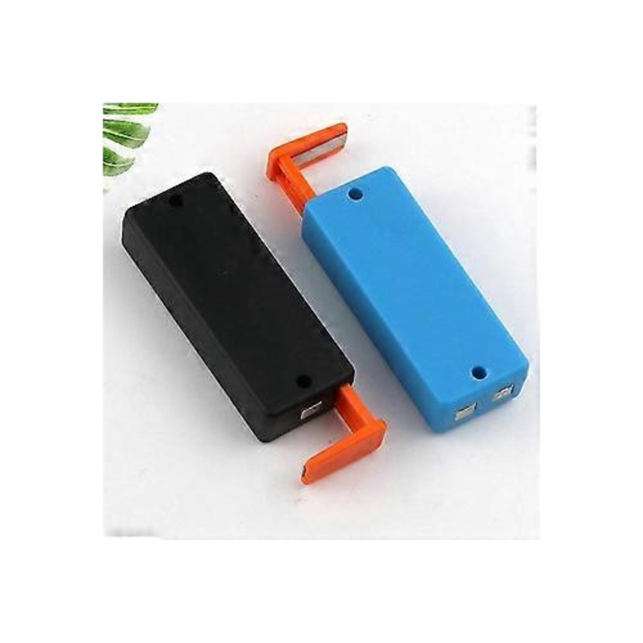Tester baterii digital, negru, plastic, pentru baterii C D AA AAA 9V 3V 1.5V