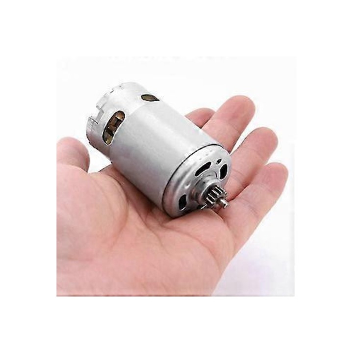 Masina de gaurit si insurubat, 12V, motor DC 13 dinti, argintiu, metal, 9.3mm