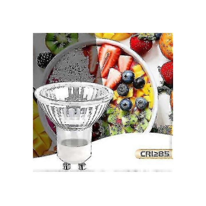 Халогенна крушка MR16 GU10, 35W, топло бяла, 50x53mm, димируема