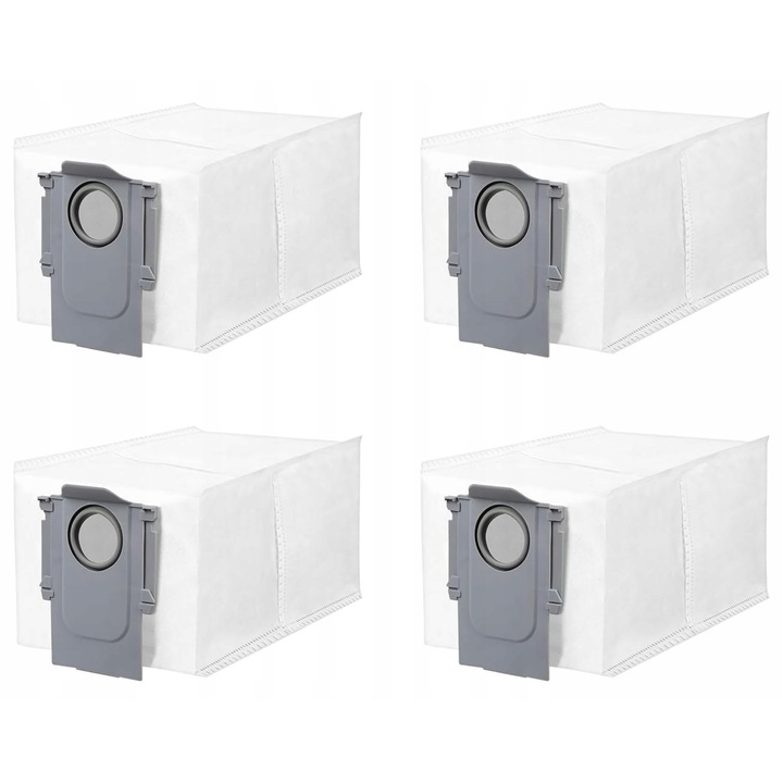 Set 4 saci sintetici pentru aspiratoare Roborock Q Revo, 20x14x12cm